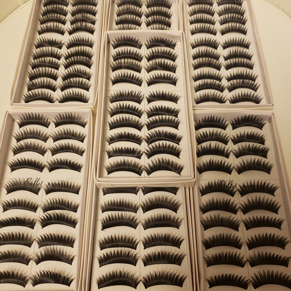 Ballet handmade false eyelashes